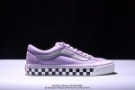 160 全新Vans紫色棋盘格低帮帆布鞋！这款是Old Skool Reissue 136范斯官方 高阶支线 全新包头系列低帮经典款式，男女同款哦～鞋底黑白棋盘