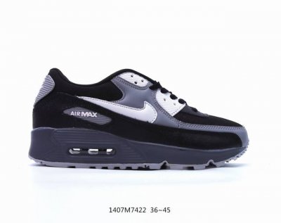 Nike Air Max 90初代系列低帮复古垫气搭百休运闲慢动跑鞋 号货:302519-008 Id:1407M7422