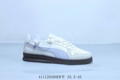 彪马 Puma Lndoor 低帮休闲百搭运动板鞋 白紫 货号 401360-04 411120Adoew半 35.5-45