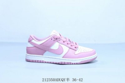 耐克 Nike Sb Dunk Low Pro 复古低帮 休闲运动滑板板鞋 白粉 212350Aduqy半 36-42