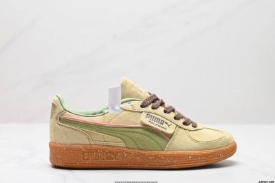公司级puma Palermo Summer Nylon 织物头层牛皮 时尚休闲防滑減震耐磨 低帮 彪马 板鞋 货号:398382 02 尺码:35.5 36
