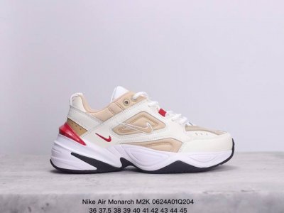 真标耐克nike Air Monarch M2K 经典复古老爹鞋 夸张流线极符 风靡老爹元素 外形延续当下潮流得未来感老爹鞋 设计干净！ 货号:Ao3108-0
