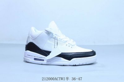 乔丹Air Jordan 3 Retro Black Gold . 迈克尔 乔丹Aj3代中帮复古休闲运动文化篮球鞋 212000Actwi半 36-47