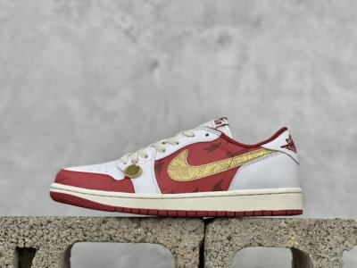 Nike Air Jordan 1 Low 定制配色 定制aj-高端定制 低帮复古文化板鞋 定制鞋盒 大厂纯原品质出货 超高清洁度 皮料切割干净无任何毛边 细节