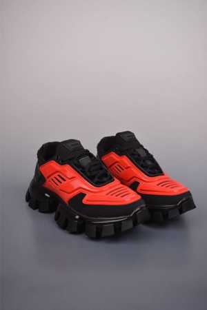 390 Prada Cloudbust Air Thunder 普拉达 锯齿增高运动鞋 纯原大厂出品 选用织物和橡胶打造 诠释繁复精致的鞋型 锯齿状橡胶胎面花 - 点击图像关闭