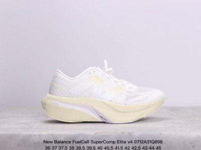 公司级new Balance Fuelcell Supercomp Elite V4 运动舒适耐磨 低帮休闲跑步鞋 男款 新款的elite V4，在鞋面和鞋底都