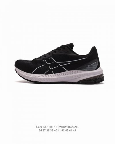 250 亚瑟士(Asics)男女鞋Gt-1000 12 运动休闲跑步鞋 时尚经典 缓震舒适 彩色 透气防滑耐磨 休闲百搭 2024夏季新款训练鞋 马拉松跑鞋黑武