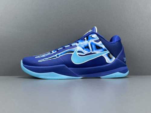 渠道优势 ！ OG版 科比5 Nike Zoom Kobe 5 Protro “X-Ray” 时尚百搭 减震防滑耐磨透气 低帮 篮球鞋 男款 蓝色 货号HJ 3