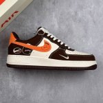 本地 核心私 Nike Air Force 1'07 Low 耐克联名 深棕鬼脸 空军一号低帮休闲板鞋 #原楦头原纸板 原装鞋盒 定制五金配件 内置全掌气垫 原