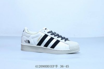 阿迪达斯Adidas三叶草 Originals Superstar 贝壳头系列低帮经典百搭休闲运动板鞋 北面 货号 Bz2504 4 90Ddiep半 36-4