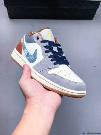 170 头层真标！耐克Nike Air Jordan Low 1 乔1低帮经典休闲板鞋 0321127J24 - 点击图像关闭