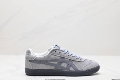 公司级亚瑟士 Onitsuka Tiger Tokuten 复古低帮休闲跑鞋 实拍首发 鞋跟 鞋舌处印有鬼塚虎特有的品牌logo标志 提升品牌的认知度 柔软内里