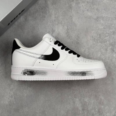 本地 核心私 Nike Air Force 1'07 Low 白黑渐变 空军一号低帮休闲板鞋 #定制皮料 原厂3D打印 定制鞋盒 原楦原纸板 纯正空军版型 内置