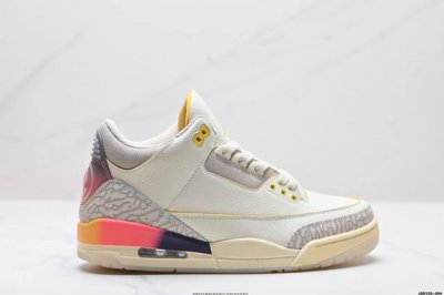 公司级air Jordan 3 Retro 迈克尔 乔丹aj3代中帮复古休闲运动文化篮球鞋 货号:Fn0344-901 尺码:36 36.5 37.5 38 3