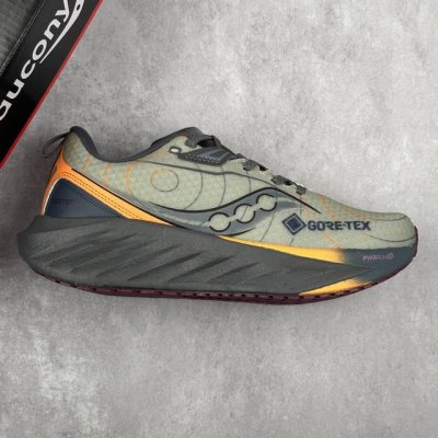本地 核心私 Saucony Triumph 22 Gtx 潮流舒适防滑耐磨 低帮跑步鞋 全新升级Pwrrun Pb中底 脚感再度升级，提供持久强劲动能 中底边