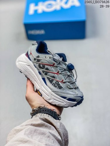 萌娃 童鞋 美国新兴跑鞋品牌 Hoka X Moncler Mafate Speed 2 机能轻量缓震网面增高越野跑步鞋813310Adtoy 28-39 05