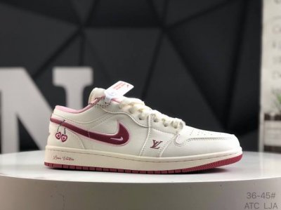 公司级带半码 耐克 Nike Air Jordan 1 Low Og Sp Aj1 乔1 低帮潮流运动休闲板鞋。Aj1 低帮拼接 完美版型真头层牛皮# 内置缓震