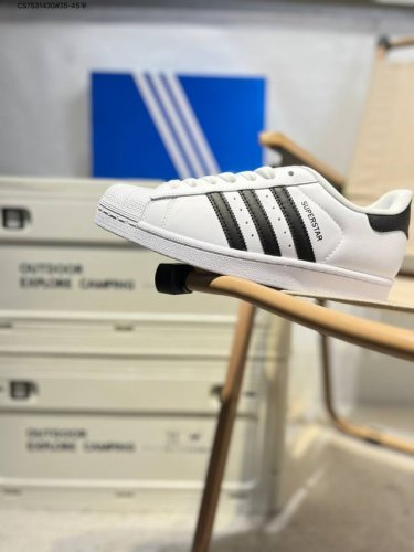 阿迪达斯Adidas三叶草 Originals Superstar 贝壳头系列低帮经典百搭休闲运动板鞋Jh5469 Cs7531430#35-45半