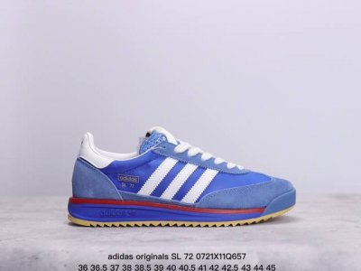 复古前卫都占了，联乘英国设计师品牌wales Bonner X Sl 72 Krs 经典复古低帮休闲运动慢跑鞋 尺码：36 36 37 38 38 39 40