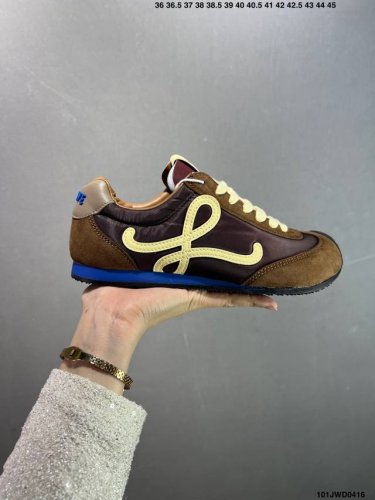 公司级罗意威 Loewe 2025 Ballet Runner 早春新款爆款芭蕾舞鞋 不对称鞋头造型 外贸出口订单 广东原厂 作为Loewe的标志性设计 超柔软