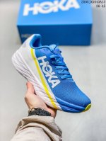 标带半码 Hoka One One Rocket X Evo火箭X缓震竞速马拉松碳板跑鞋男减震女 尺码：见图 编码：05Jxd343A13