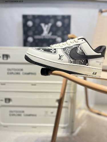 北面 X Nk Air Force 1'07 Low 空军一号低帮休闲板鞋 #定制皮料 原楦原纸板 纯正空军版型 高清洁度 内置全掌气垫Bz6808 Aa777