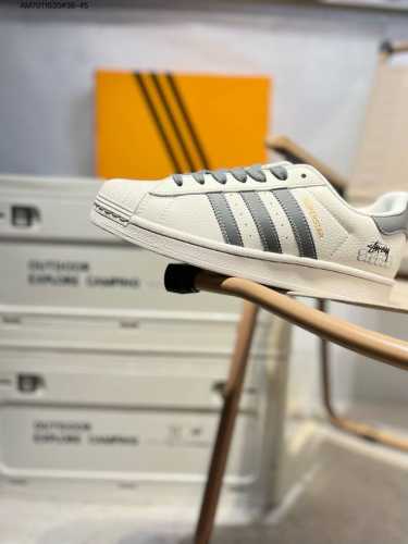 斯图西 X Adidas Originals Superstar Al经典配色 经典贝壳头官网同步 实拍首发渠道正品订单 诠释市场最高工艺水平区别市面普通真标版