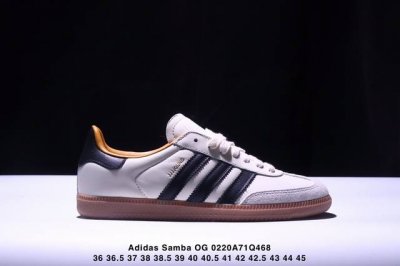 Adidas 阿迪达斯 男女鞋半码制，采用磨砂牛剖革鞋面材质，外置橡胶大底带你回味最原始的永远经典，阿迪达斯 三叶草Adidas Originals Samba