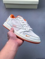 集图 公司级头层！耐克Nike Air Jordan 1 Low Aj1乔1 低帮潮流缓运动休闲板鞋。Aj1 低帮拼接 完美版型真头层牛皮# 内置缓震气垫 原鞋