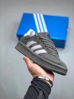 阿迪达斯adidas Samba Xlg Dark Grey 桑巴舞加大厚底版系列德训风百搭松糕休闲运动板鞋“绒面碳灰浅灰”Ie1679尺码36-45 半