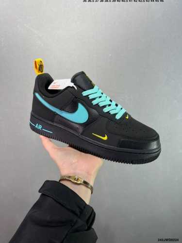 公司级Nk Air Force 1 Low ‘07 空军一号低帮经典板鞋 毒液液态金属白黑 If1686-101 大厂出品 同步官方全新版本 不规则波浪大底咬花