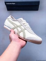 Asics 亚瑟士 Onitsuka Tiger 鬼冢虎 阿斯克斯 皮面原装四联吊牌 中底纸板钢印 日系轻便运动休闲鞋 0416481X19