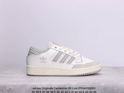 Adidas Originals Centennial 85 Low 绿白 低帮百搭潮流休闲运动校园板鞋时尚男女鞋 货号：Fz5880 尺码：36 36 37