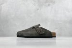 Bk版 德国百年知名鞋履品牌 博肯birkenstock 勃肯半拖系列 广东原产 采用质地柔软牛皮绒面革植入羊羔毛鞋垫和里衬材质 #中底搭载缓震软木橡胶 #外置