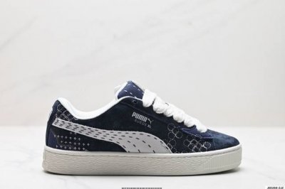 公司级Puma Suede Xl复古单品 彪马 防滑耐磨低帮德训板鞋 货号:395777 02 尺码:36 37 37.5 38 38.5 39 40 40.5
