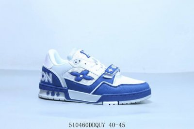lv路易威登Louis Vuitton Trainer Sneaker Low休闲运动文化百搭篮球板鞋 510460Ddquy 40-45