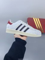 ：180 adidas Superstar Ii 阿迪达斯三叶草贝壳头板鞋 2025蛇年限定 Diy定制款 牛皮材质 潮流 时尚 防滑减震 低帮 阿迪达斯板鞋