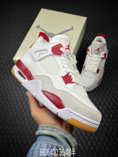 D Nigel Sylvester X Air Jordan 4 Aj4联名款 Air Jordan Aj4 Retro 原楦原纸板 原厂材料开发 细节把控到位