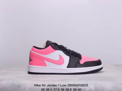 jordan 乔丹 男女鞋真标带半码，原楦型开发纸版，采用软质牛培皮革鞋面材质，中底注胶孔内置真sole气垫全新配色,耐克nike Air Jordan 1 L