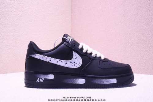 Nike Air Force 1 Low 黑白勾 空军一号低帮运动休闲板鞋 原楦头原纸板 打造纯正空军版型 专注外贸渠道 全掌内置蜂窝气垫 原盒配件 原厂中底钢