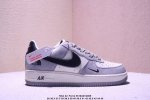 公司带半码 耐克Nike Air Force 1 07 空军一号低帮百搭休闲运动板鞋 柔软 弹性十足的缓震性能和出色的中底设计 横跨复古与现代的外结合 造就出风