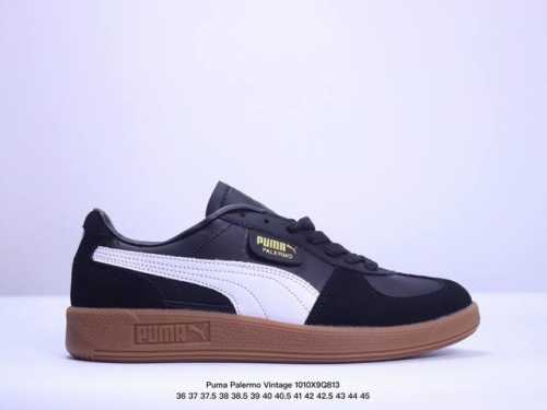 真标puma Palermo Vintage复古单品 彪马 防滑耐磨低帮德训板鞋 货号:396464-06 Xm1010Q813