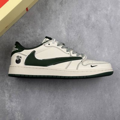 本地 核心私 Travis Scott X Fragment Design X Air Jordan 1 Low Og Sp Aj1 乔1 斯图西联名 米绿黑8
