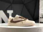 头层带半码耐克 Air Jordan 1 Low Aj1 乔1 联名 高端定制 低帮复古文化板鞋 货号：Qy0168-996 定制鞋盒 大厂纯原品质出货 超高清