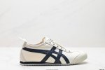 真标Onitsuka Tiger鬼冢虎 Mexico 66 Slip-On 一脚蹬低帮夏季透气运动休闲鞋 货号:1183A360-207 尺码:36 37 37