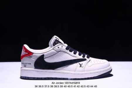 公司级aj1倒勾travis Scott X Air Jordan 1 ” Reverse Mocha “ Aj1乔1 Ts 闪电 联名倒钩 低帮文化篮球鞋 货 - 点击图像关闭