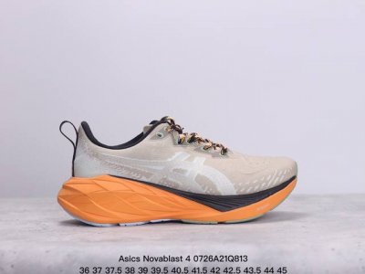 公司级asics Novablast 4 轻量跑鞋 低帮轻量透气缓震休闲运动跑步鞋 货号:1012B510-250 尺码:36 37 37.5 38 39 39