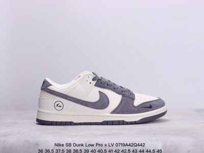 公司级 耐克 Nike Sb Dunk Low Pro X Lv 路易威登 联名复古低帮休闲运动滑板板鞋。采用脚感柔软舒适zoomair气垫，有效吸收滑板等极限