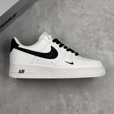本地 核心私 Nike Air Force 1‘07 Low 小勾波点 空军一号低帮休闲板鞋 #定制皮料 原厂3D打印 定制鞋盒 原楦原纸板 纯正空军版型 内置