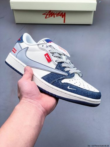 公司级头层！耐克Nike Air Jordan 1 Low Aj1乔1 低帮潮流缓运动休闲板鞋。Aj1 低帮拼接 完美版型真头层牛皮# 内置缓震气垫 原鞋开模